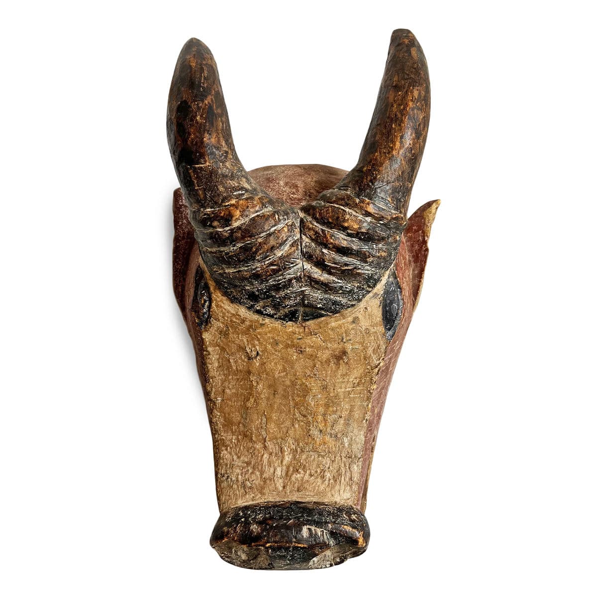 Old Mangbetu Buffalo Mask - Thumbnail 5
