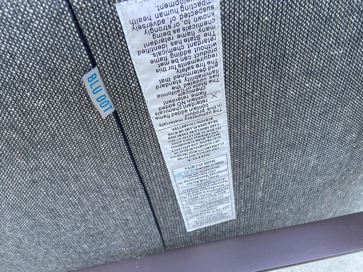 Blu Dot Lounge Field Chair in Gray Fabric - Thumbnail 5