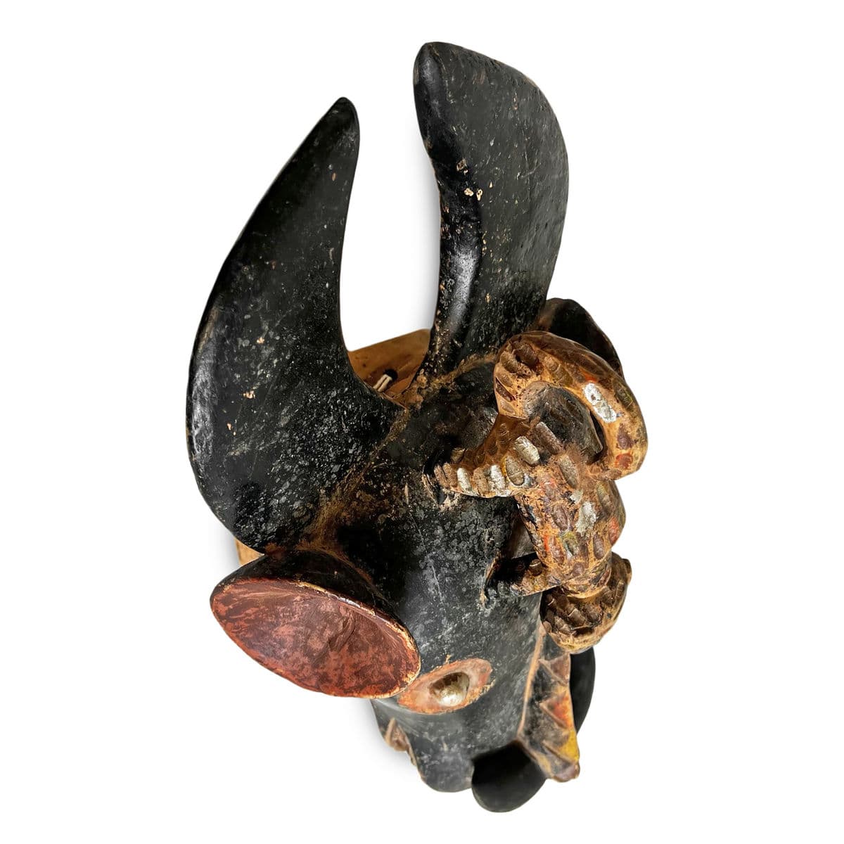Old Baule Cow Mask - Thumbnail 5