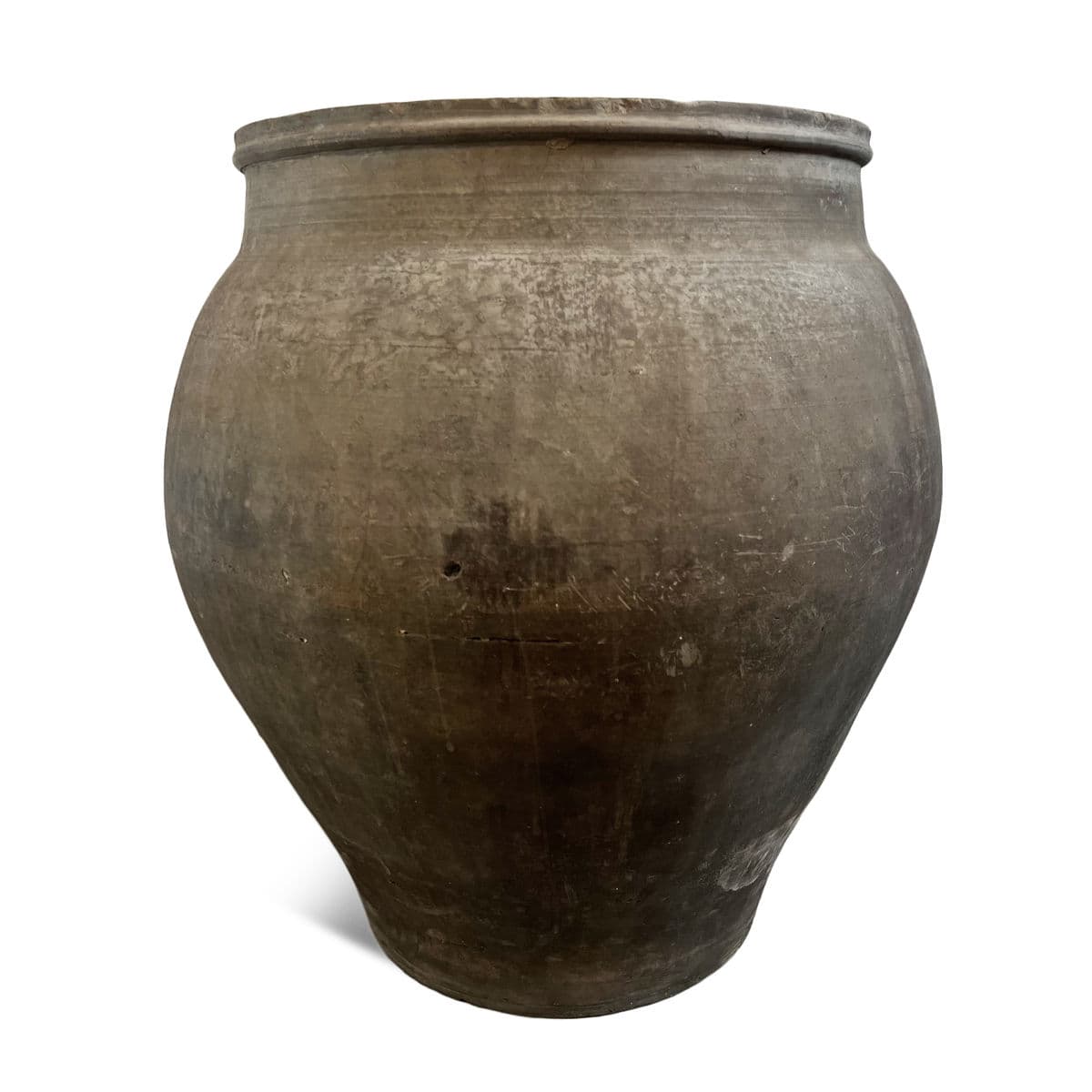 Vintage Charcoal Terra Cotta Pot - Thumbnail 5