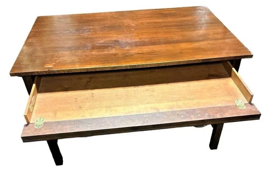 Jim Peed for Romweber Mission Style Cherry Wood Desk - Late 20th Century - Thumbnail 5
