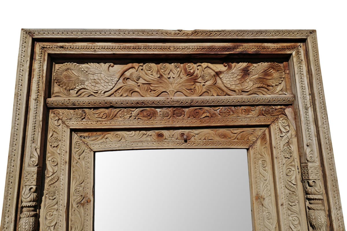 Antique India Doorway Mirror - Thumbnail 5
