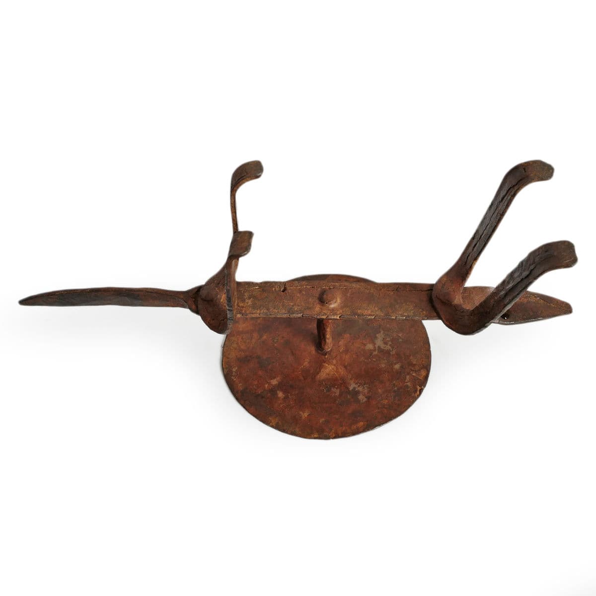 Dogon Iron Lizard Stool - Thumbnail 5