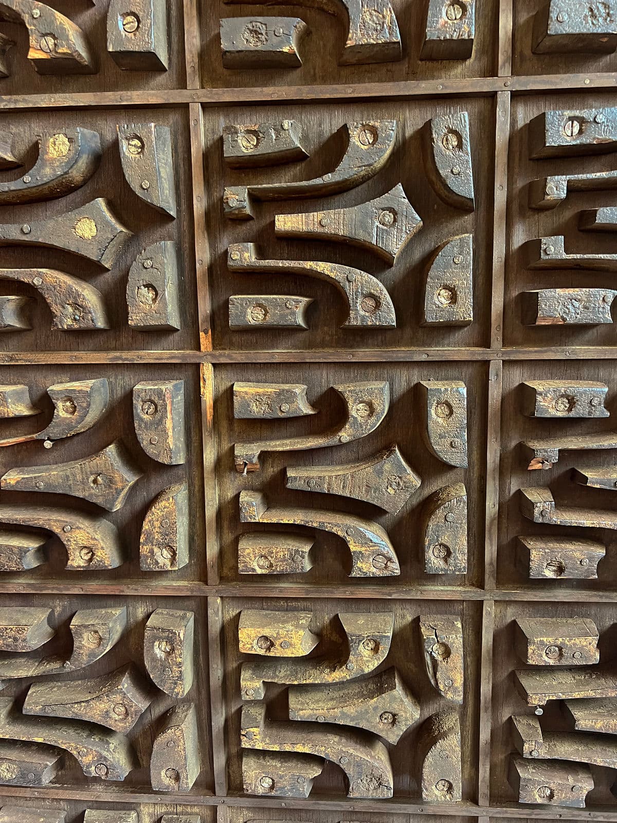 Antique Wood Print Block - Thumbnail 5