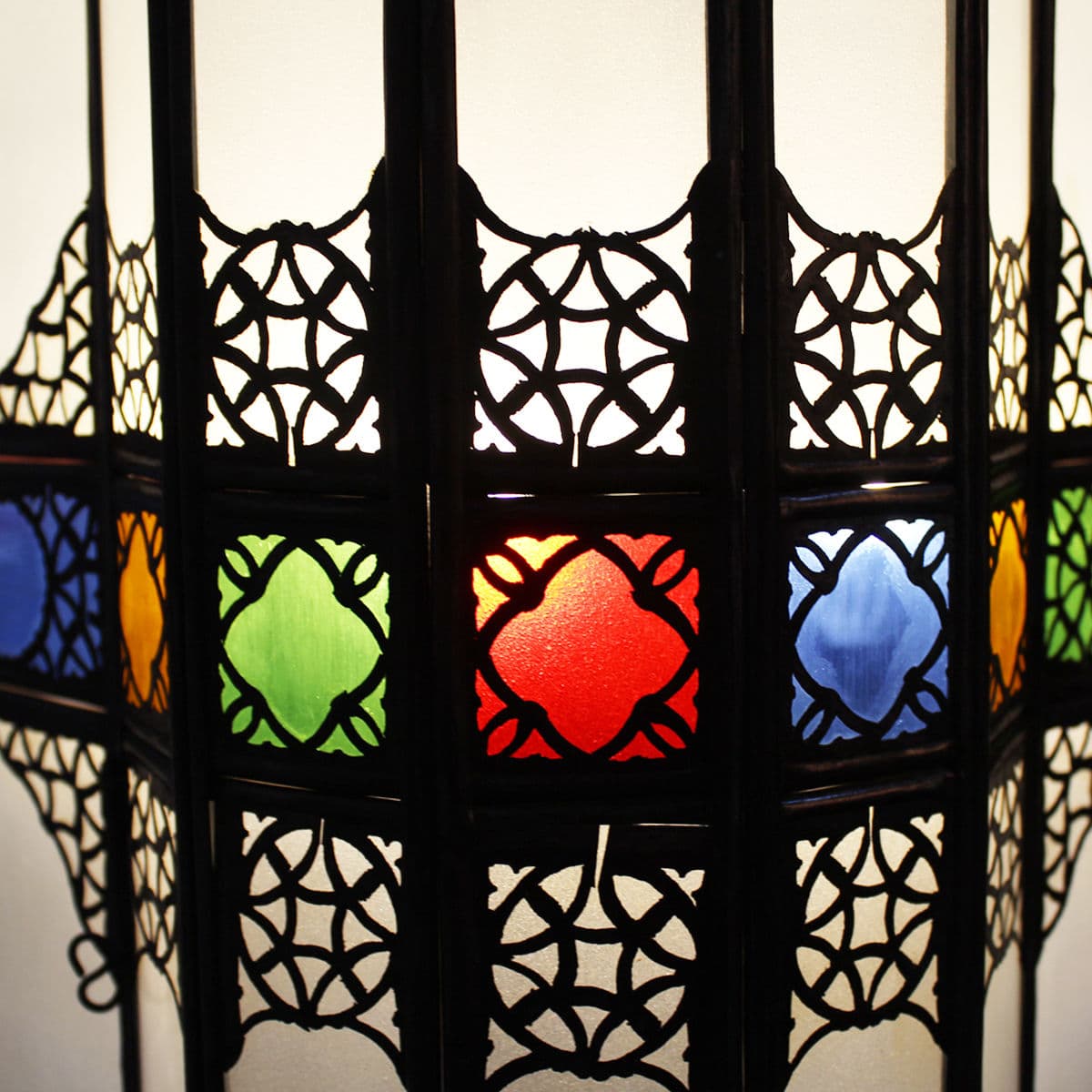 XL Moroccan Colorful Lantern - Thumbnail 5