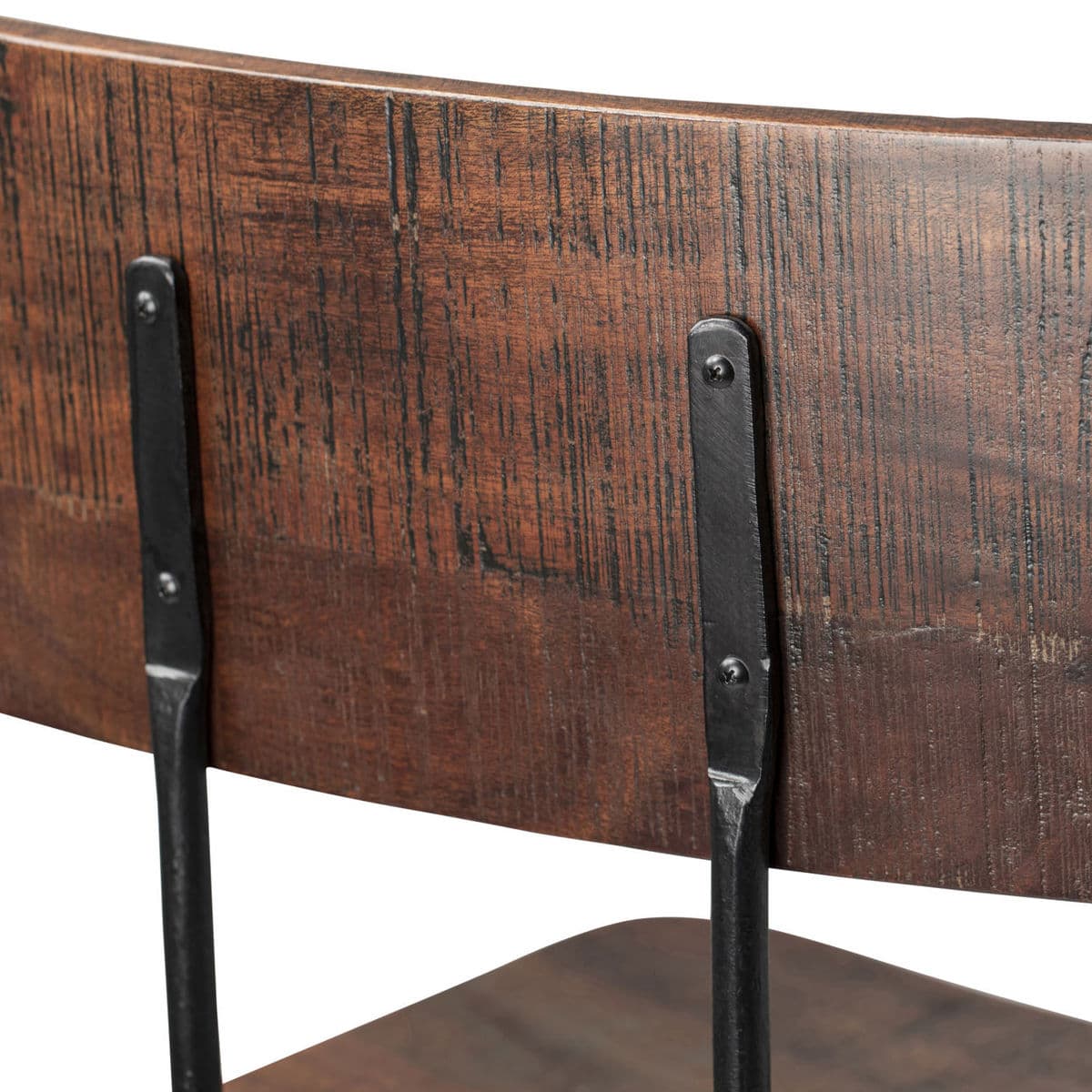 Weston Wood & Iron Counter Stool - Thumbnail 5