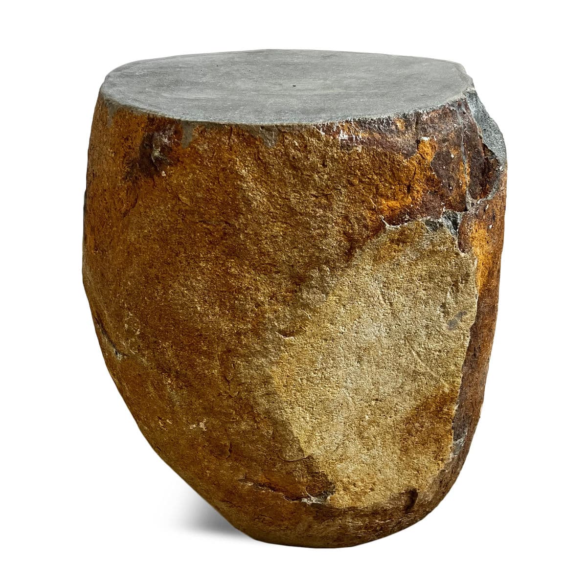 Stone Boulder Side Table Stool - Thumbnail 5