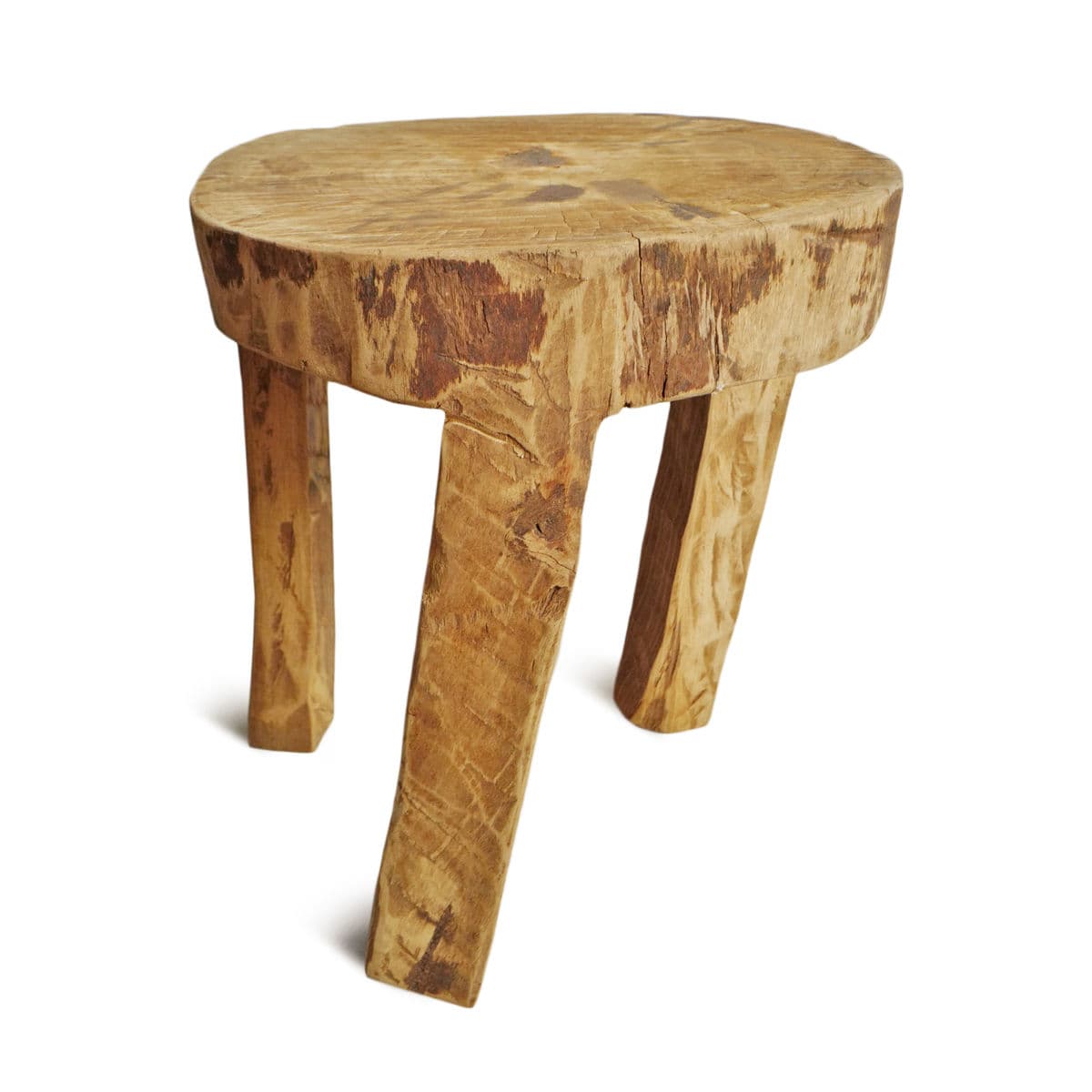 Rustic Naga Three Leg Wood Table - Thumbnail 5