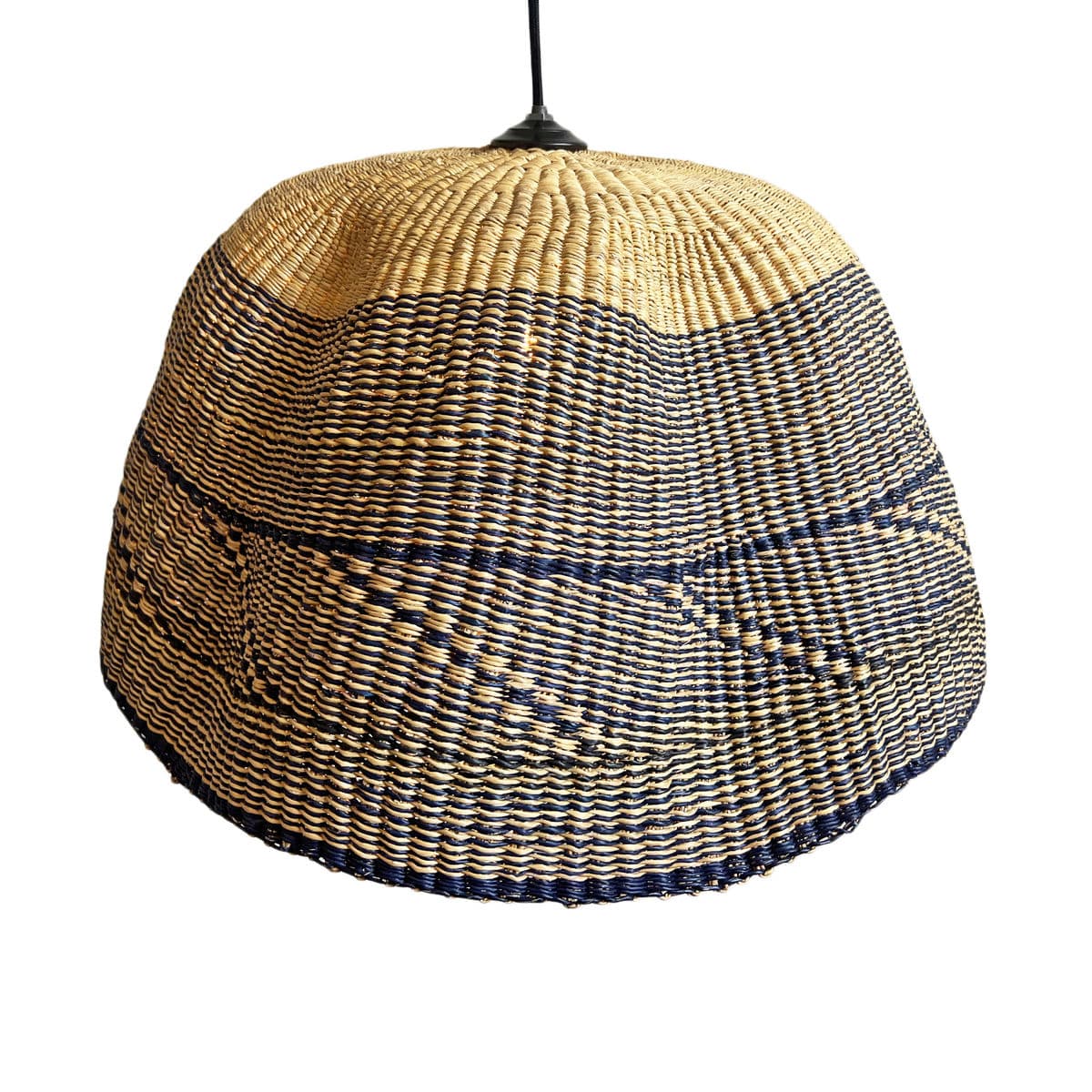 Bolga Wave Basket Light Pendant - Thumbnail 5