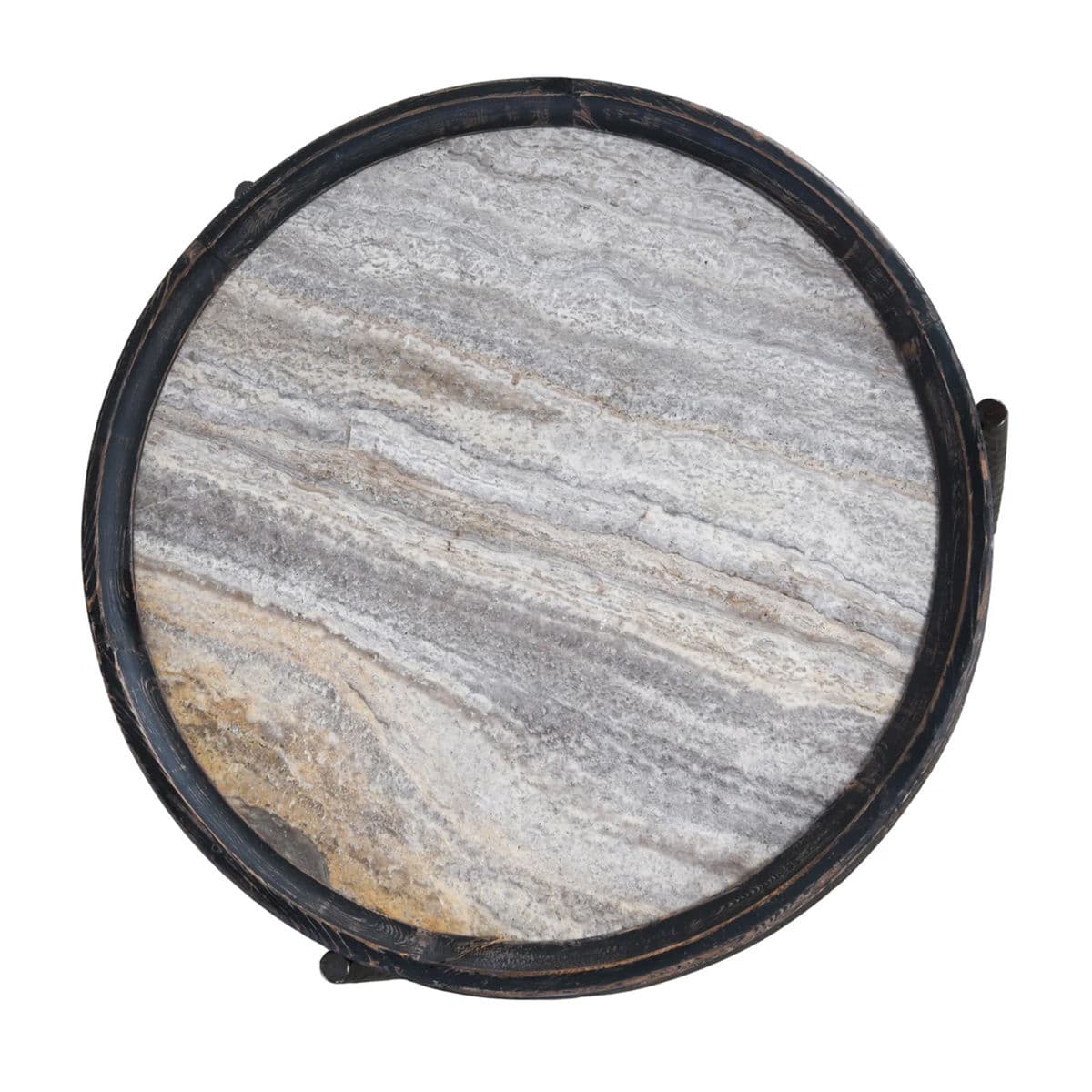 Alpine Marble & Elm Coffee Table - Thumbnail 5