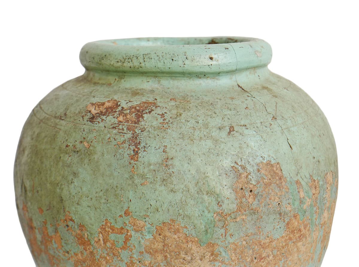 Antique Java Terra Cotta Urn - Thumbnail 5