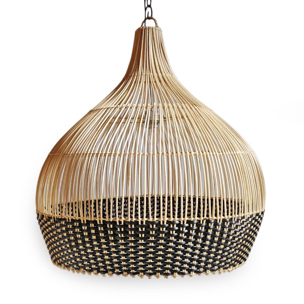 Wicker Tux Gourd Lantern Large - Thumbnail 5