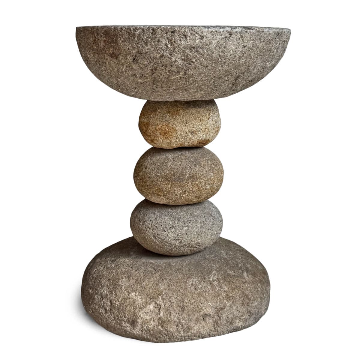 River Rock Stack Side Table Stool - Thumbnail 5