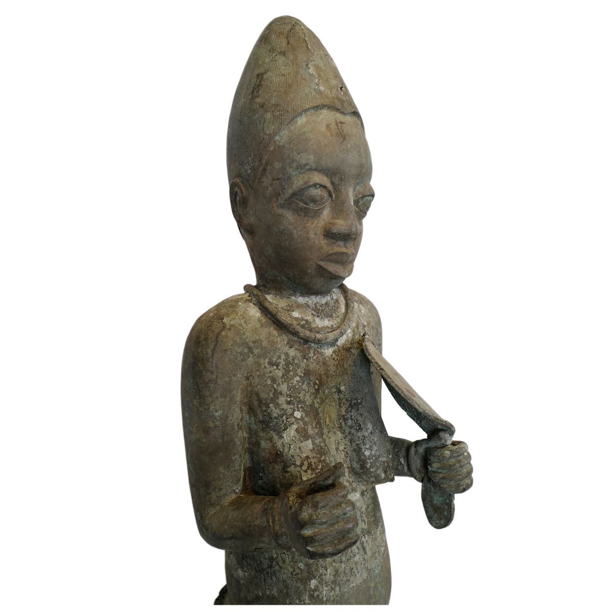 Bronze Nupe Idah Figure - Thumbnail 5
