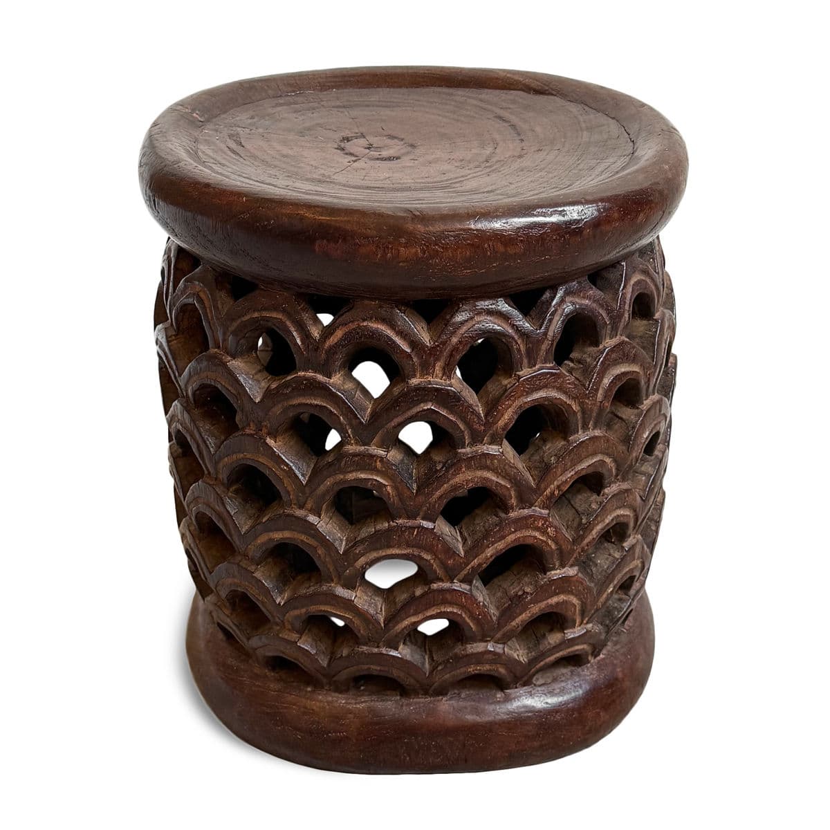 Vintage Bamileke Stool Table - Thumbnail 5