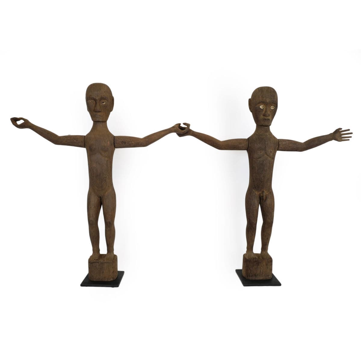 Ancestral Borneo Figures Pair - Thumbnail 5