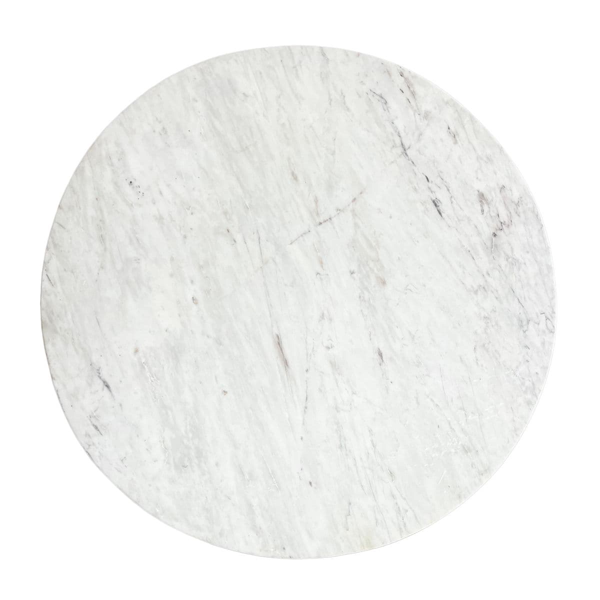 White Marble X Iron Base Coffee Table - Thumbnail 5