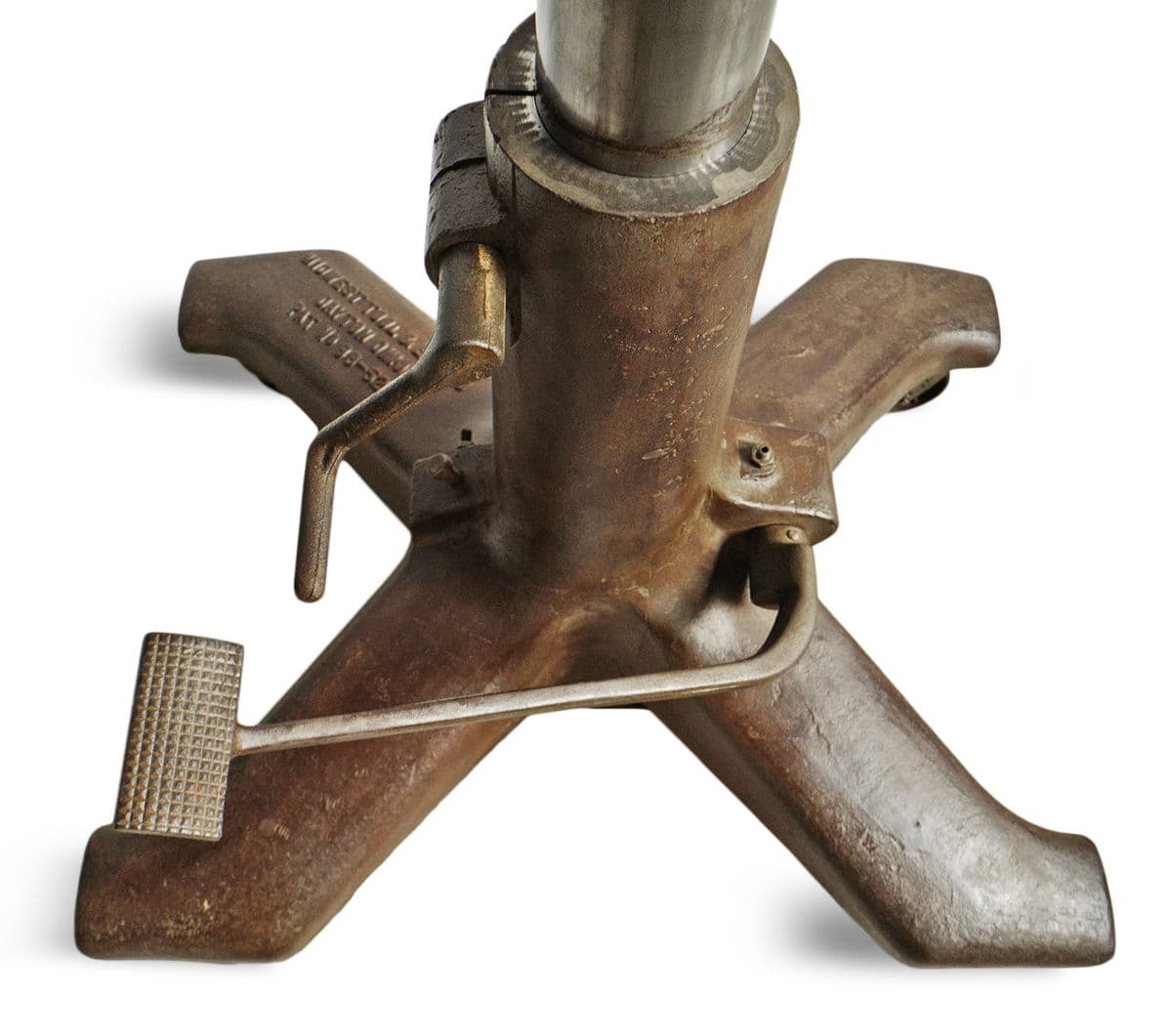 Vintage Industrial Iron Adjustable Bar Table - Thumbnail 5