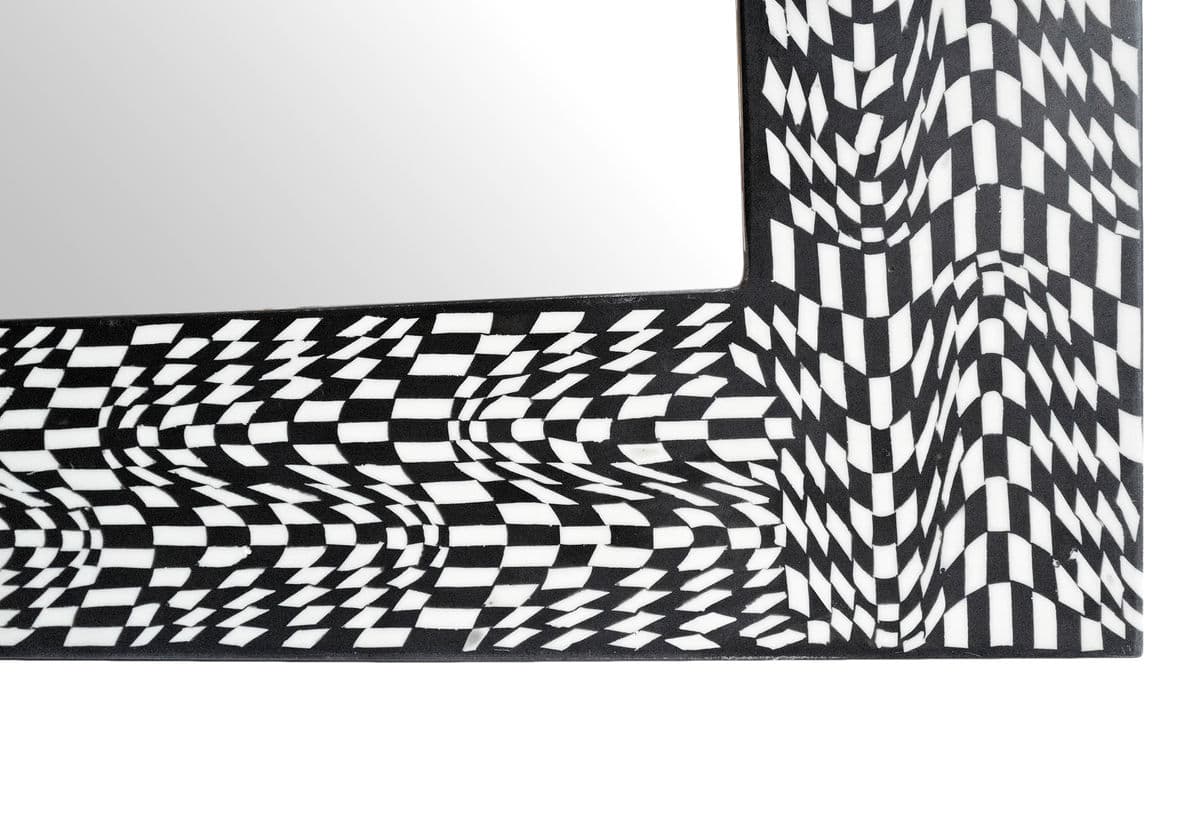 Black & White Escher Mirror - Thumbnail 5