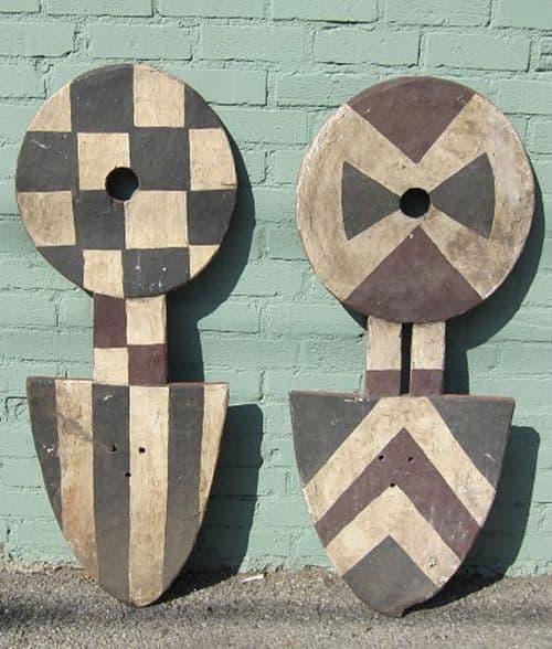 Vintage Nafana Bedu Plank Mask - Thumbnail 5