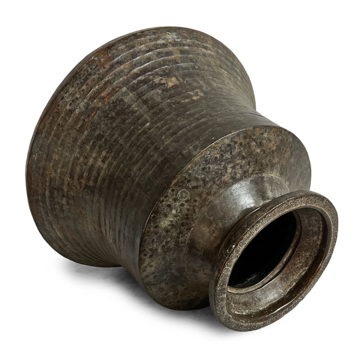 Antique Bronze Rambagh Palace Pot - Thumbnail 5