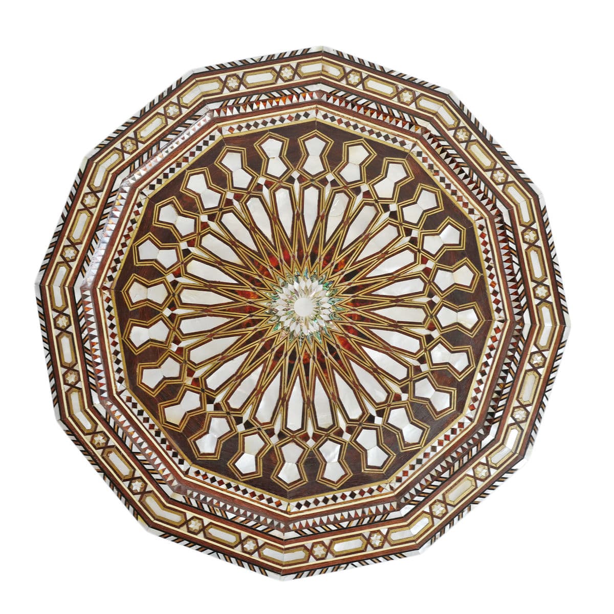 Vintage Syrian Inlay End Table - Thumbnail 5