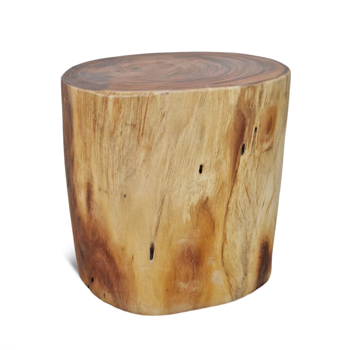 Teak Root Oval Stool Table - Thumbnail 5