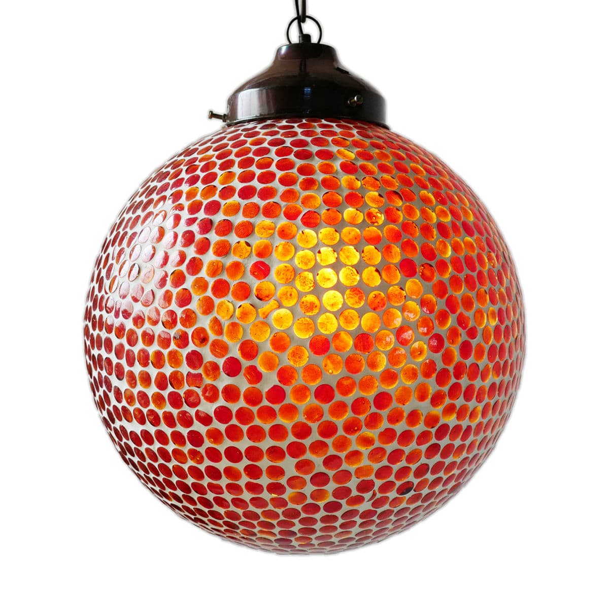 Mai Tai Mosaic Globe Pendant Large - Thumbnail 5
