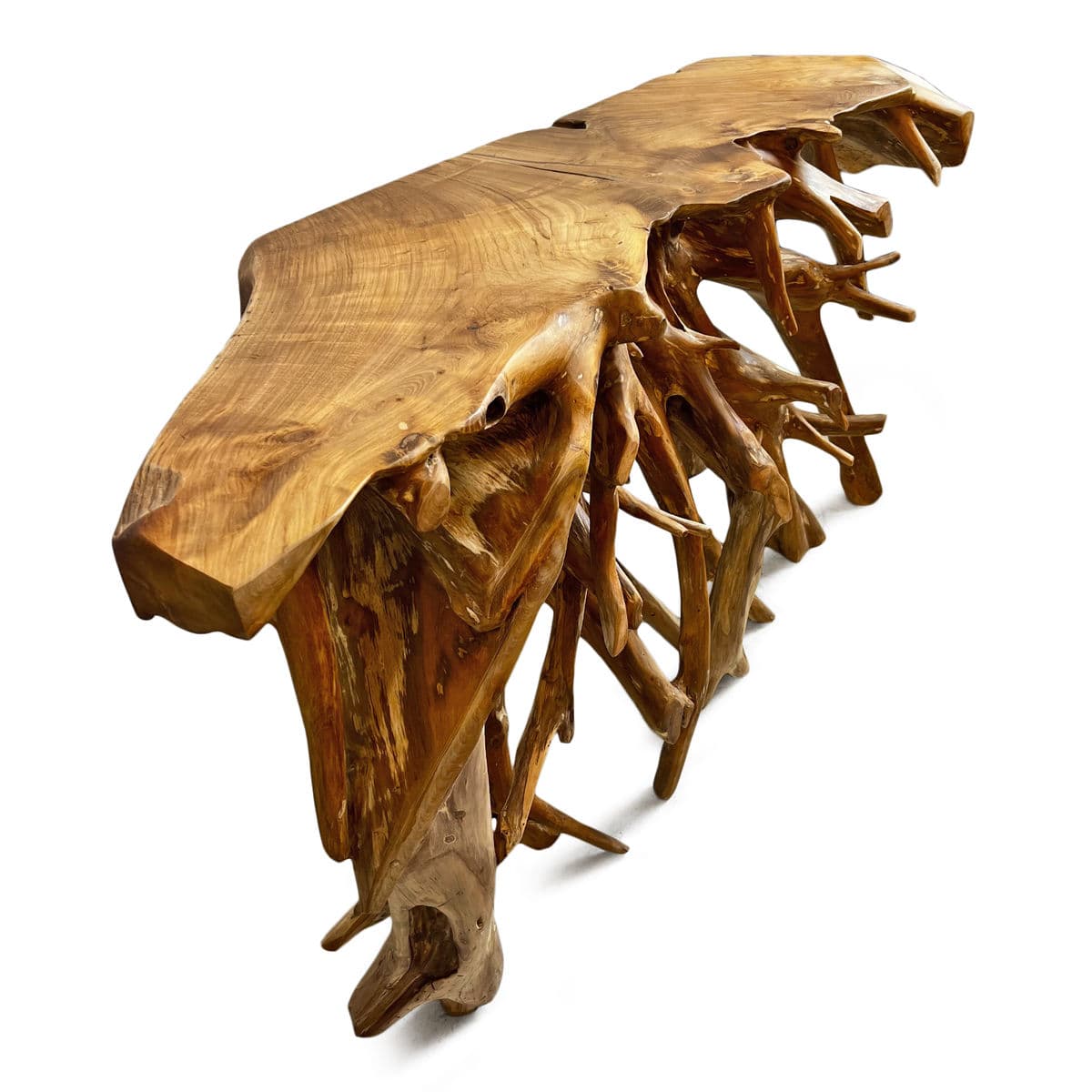 Organic Teak Root Console Table - Thumbnail 5