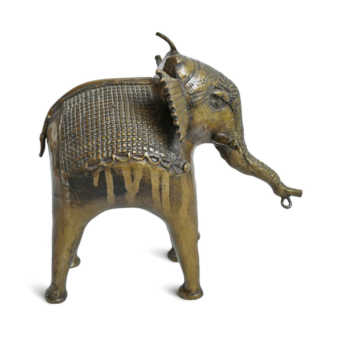 Antique Brass Jaipur Elephant - Thumbnail 5