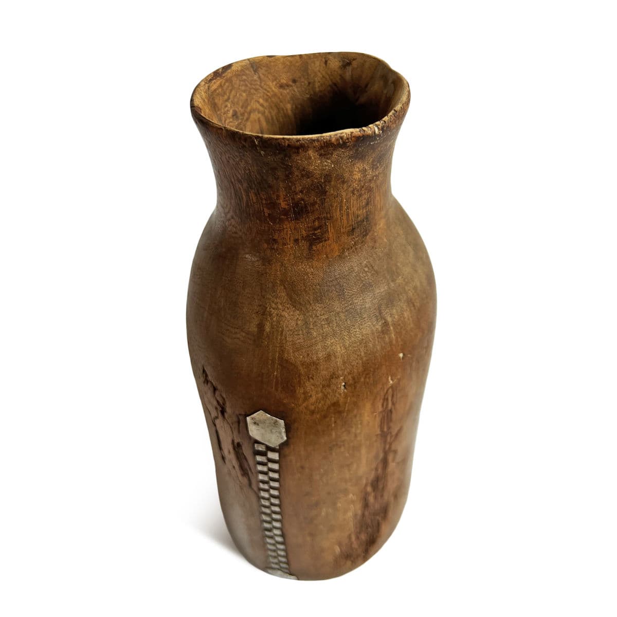 Vintage Tutsi Wood Pot - Thumbnail 5
