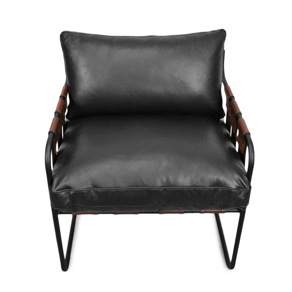Leather Strap Easy Chair - Thumbnail 5