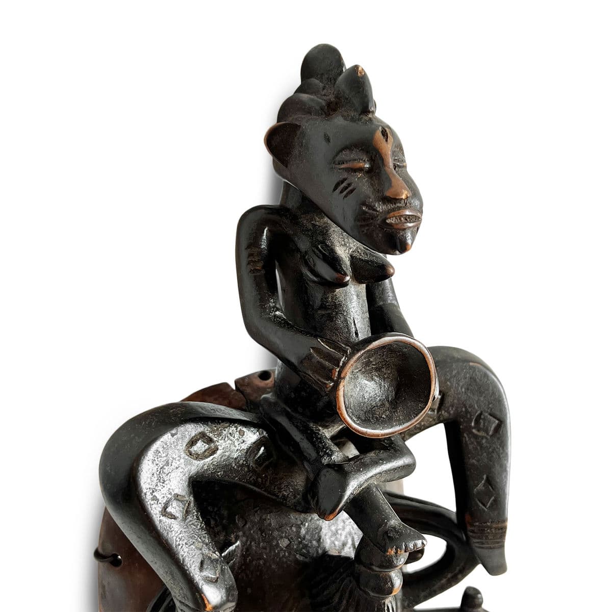 Vintage Senufo Kpelie Mask - Thumbnail 5