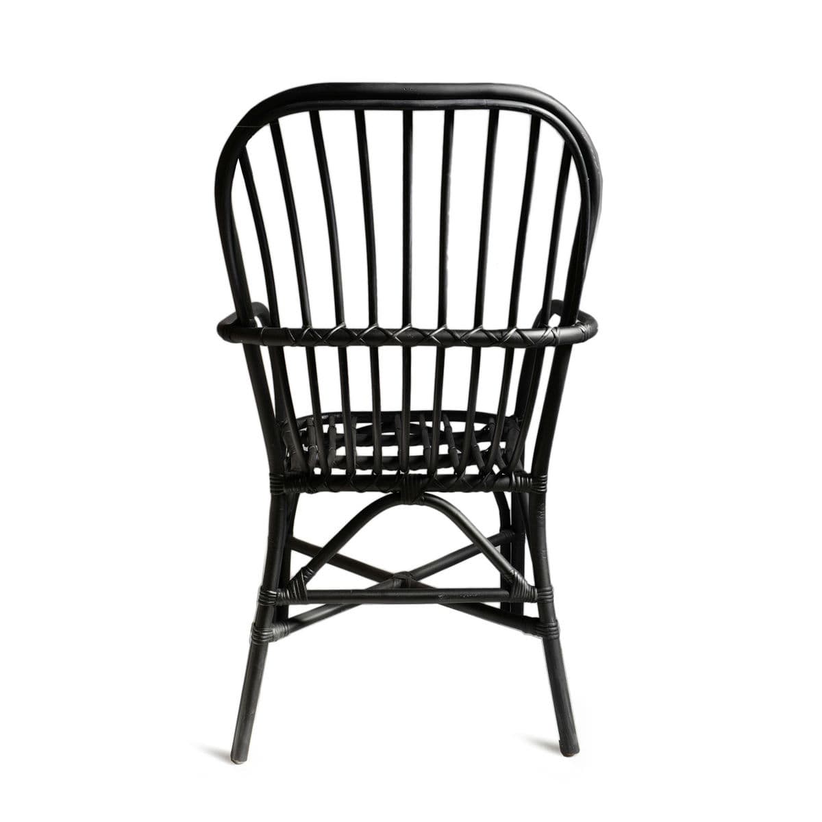 Black Bamboo Dining Chair - Thumbnail 5
