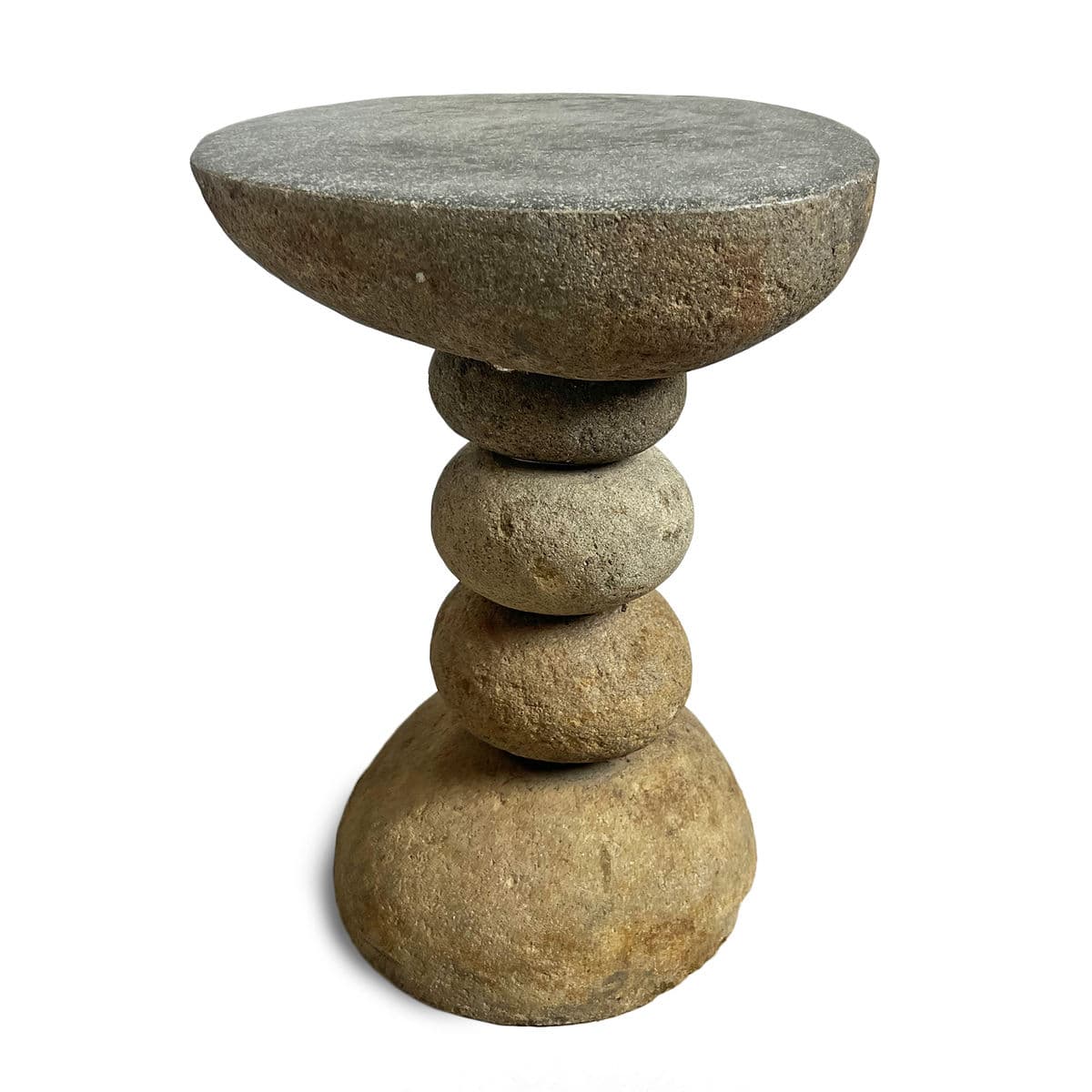 River Rock Stack Side Table Stool - Thumbnail 5