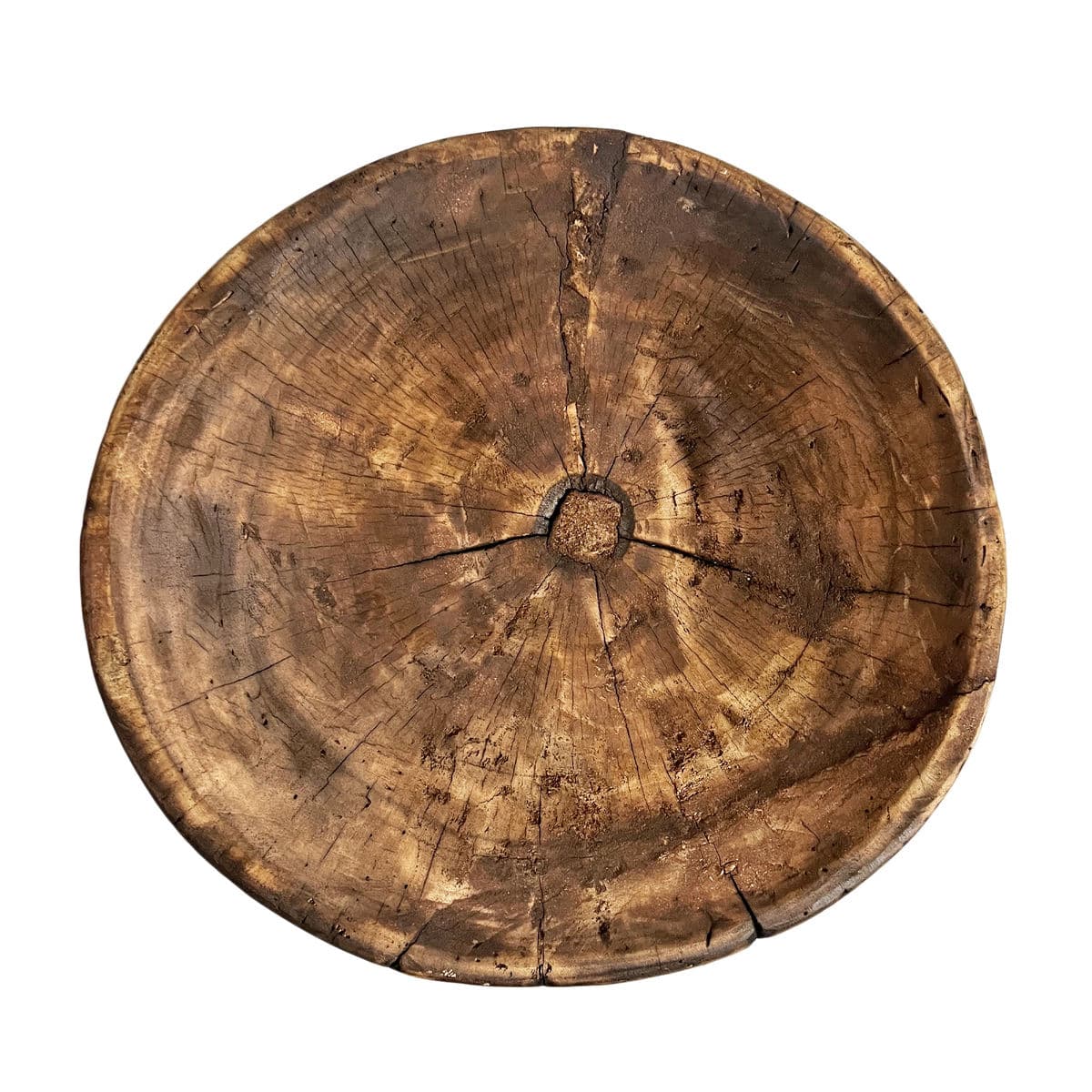 Vintage Bamileke Burn Stool Table - Thumbnail 5