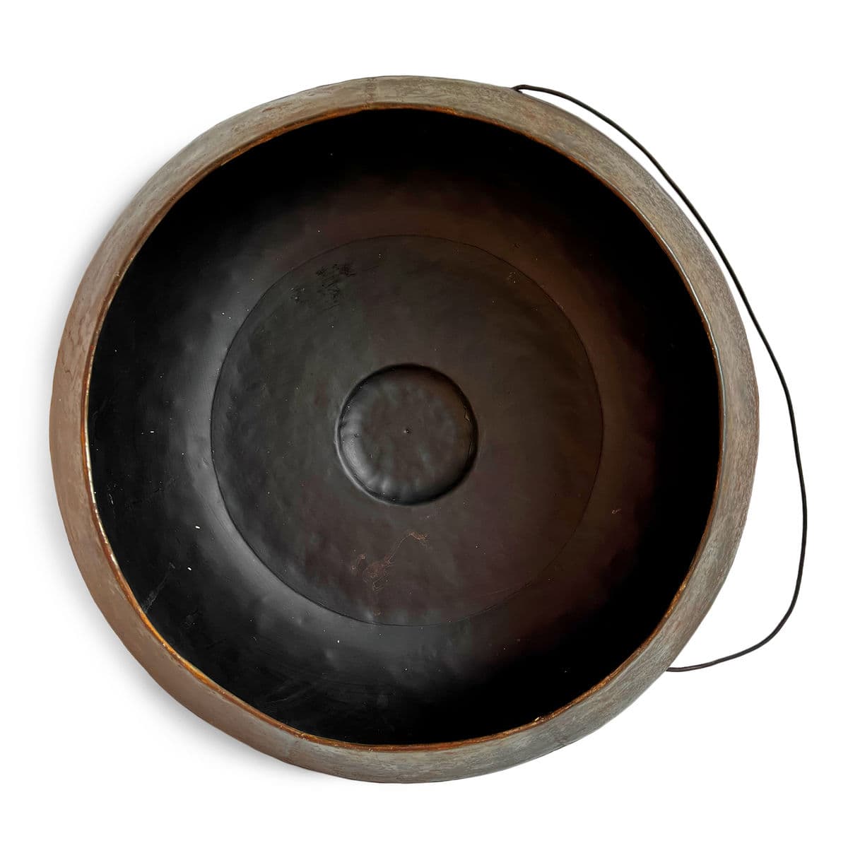 Large Vintage Iron Gong - Thumbnail 5