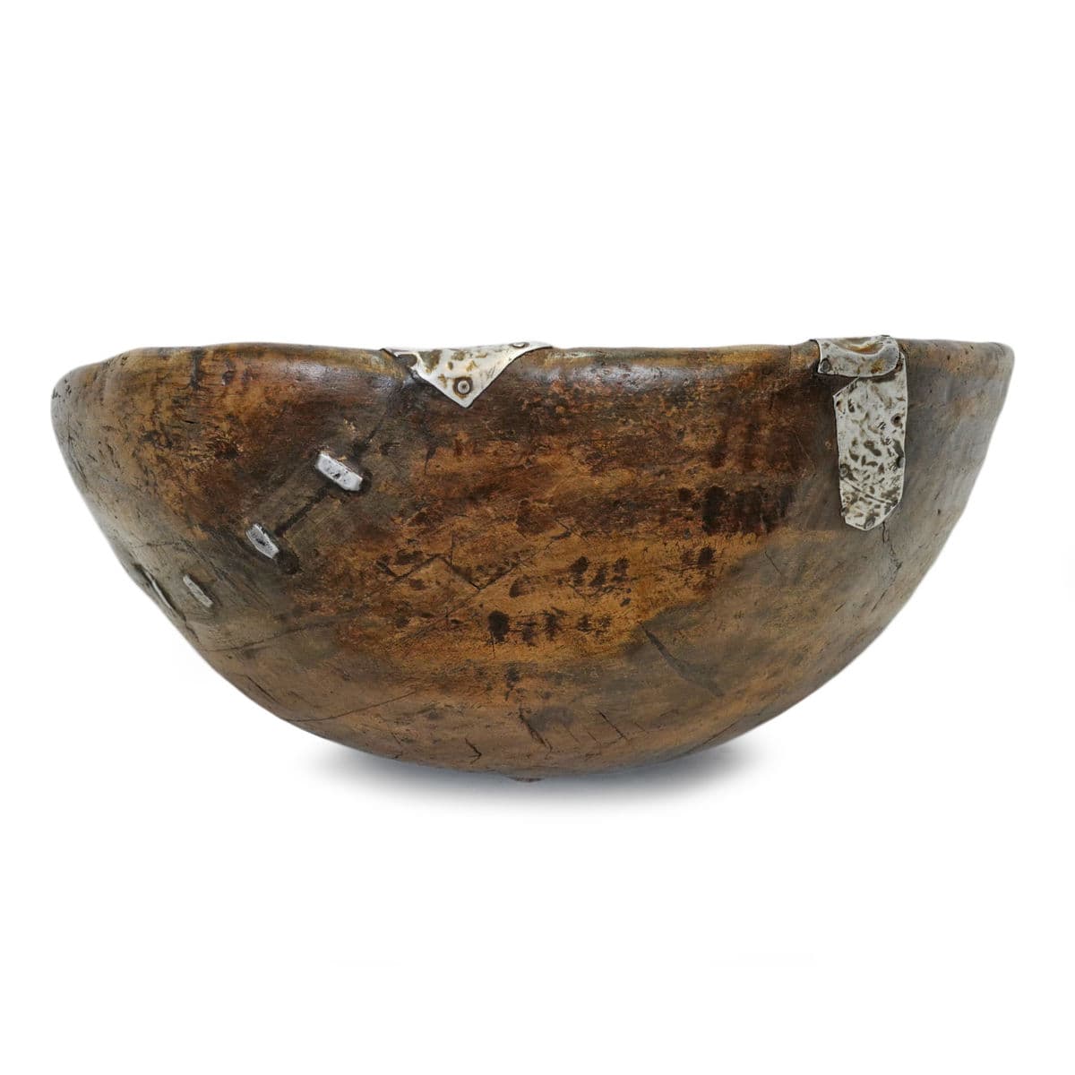 Large Vintage Fulani Wood Bowl - Thumbnail 5