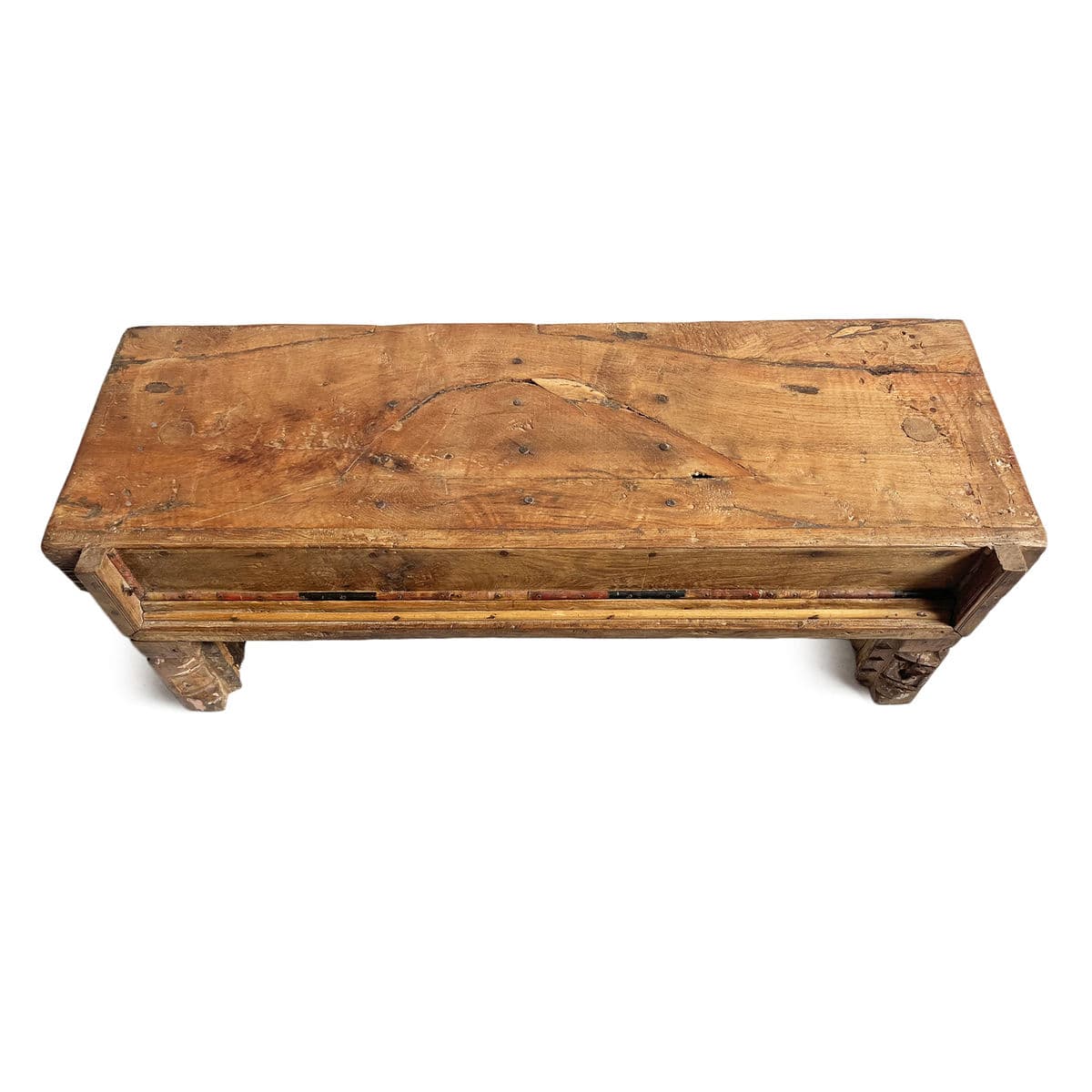 Salvaged Teak Low Table Bench - Thumbnail 5