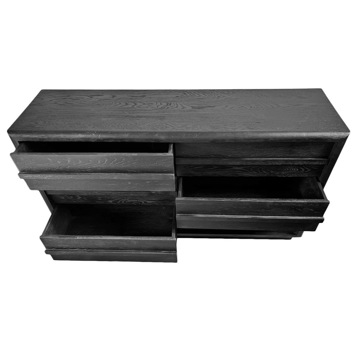 Black Sierra 6-Drawer Dresser - Thumbnail 5