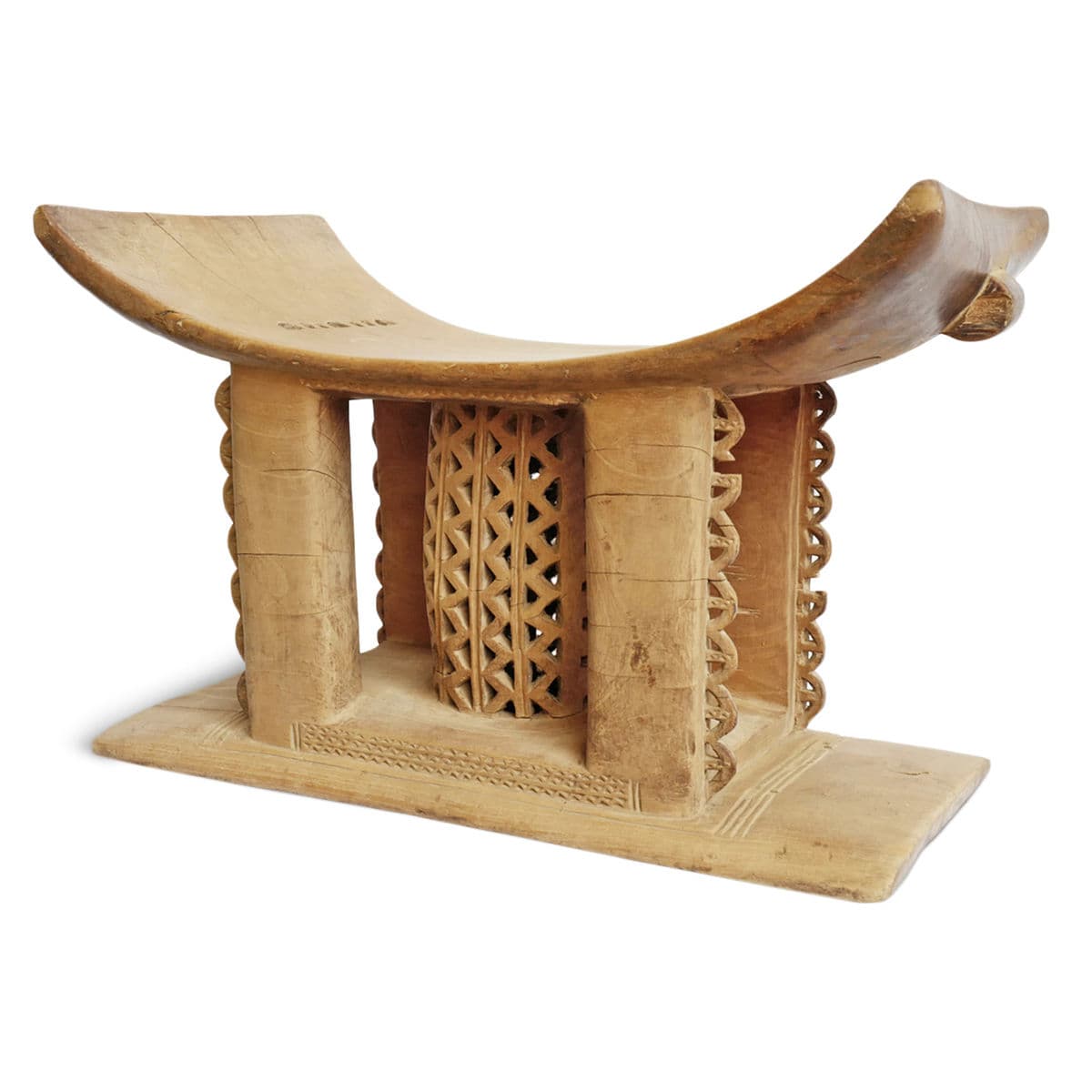 Vintage Asante Chief Stool - Thumbnail 5