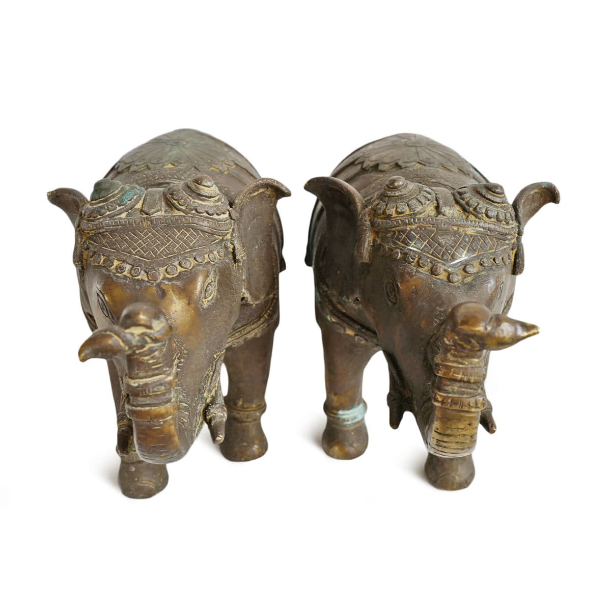 Antique Bronze Elephant Bookend - Thumbnail 5