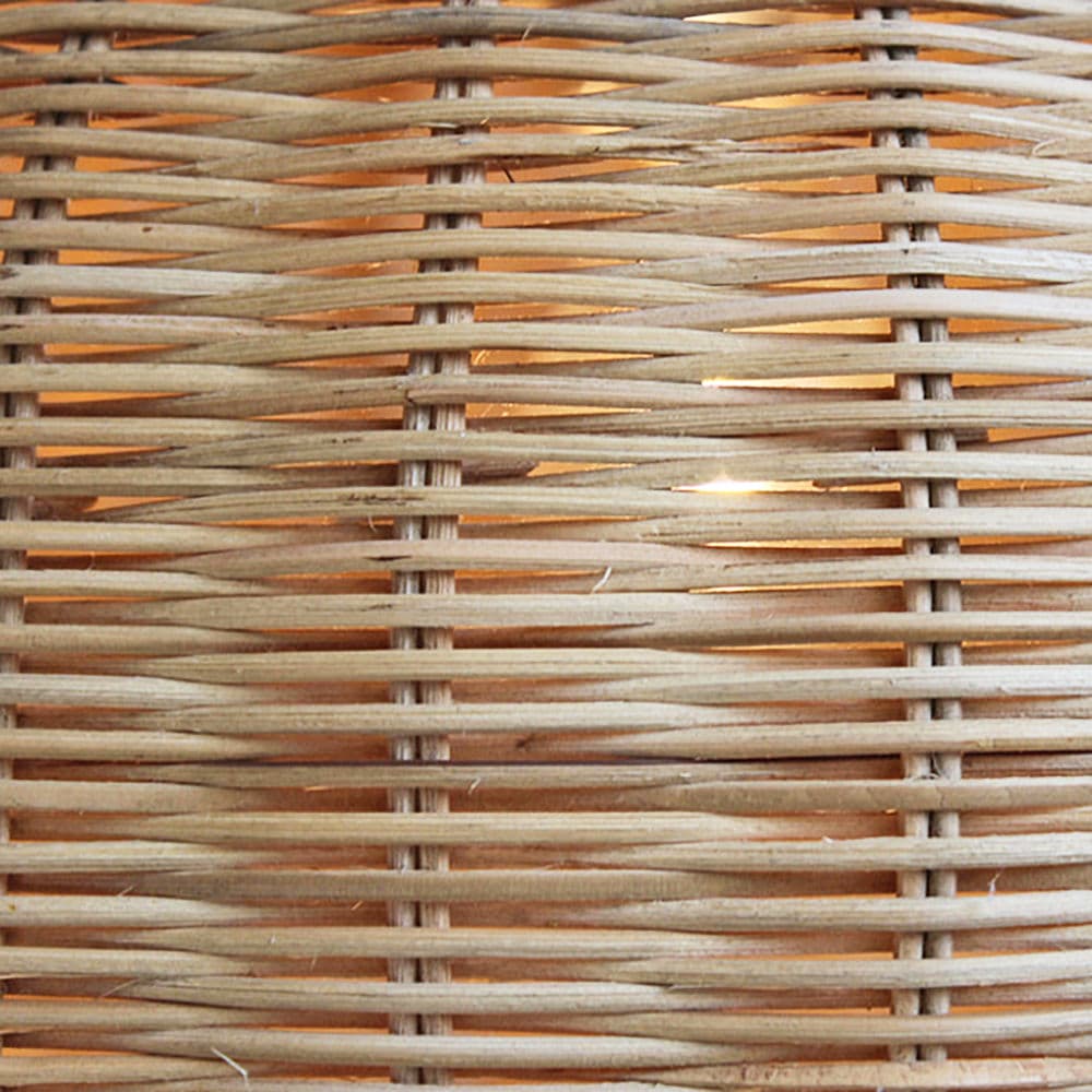 Raw Wicker Bell Lantern Large - Thumbnail 5