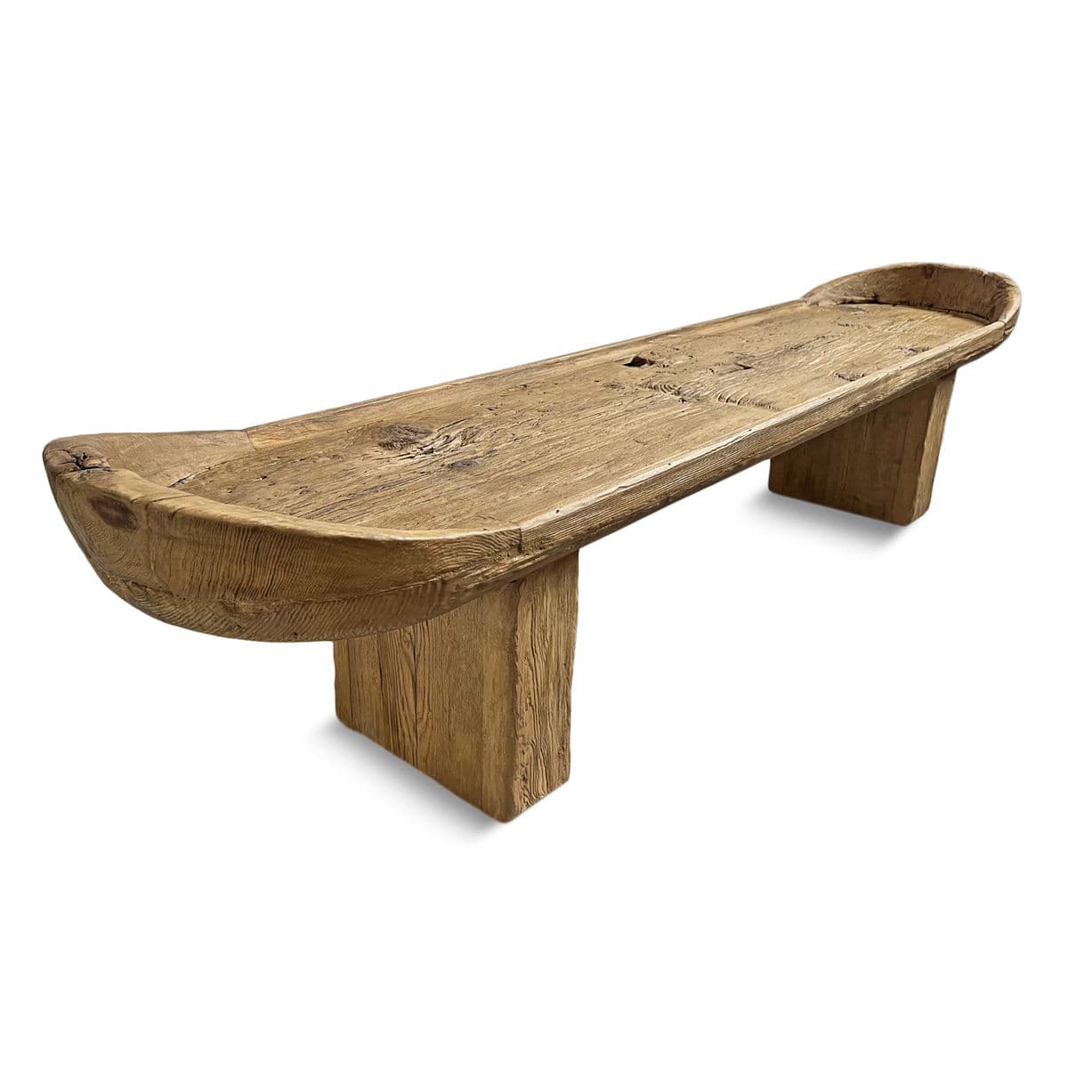 Rustic Oval Modern Bench - Thumbnail 5
