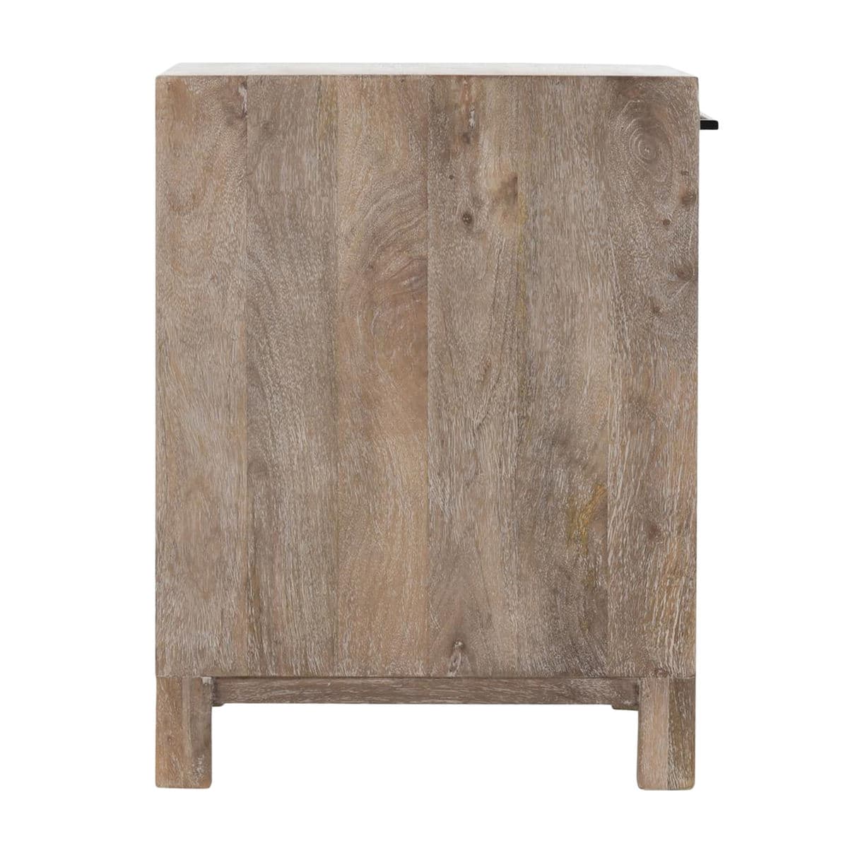 Coastal Cane & Wood Nightstand - Thumbnail 5