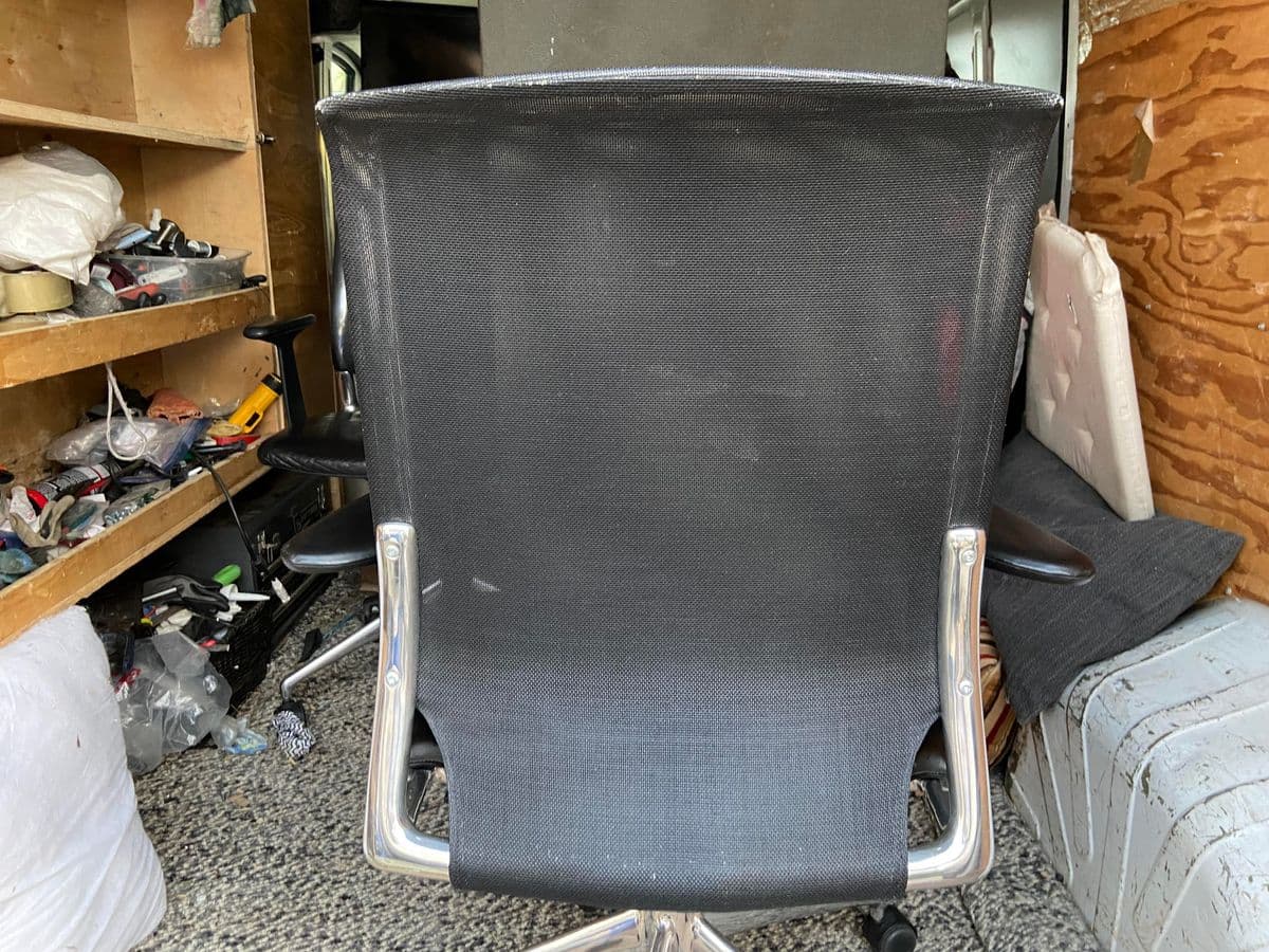 2000 Vitra Swivel Leather Chair Designed by Alberto Meda - Thumbnail 4