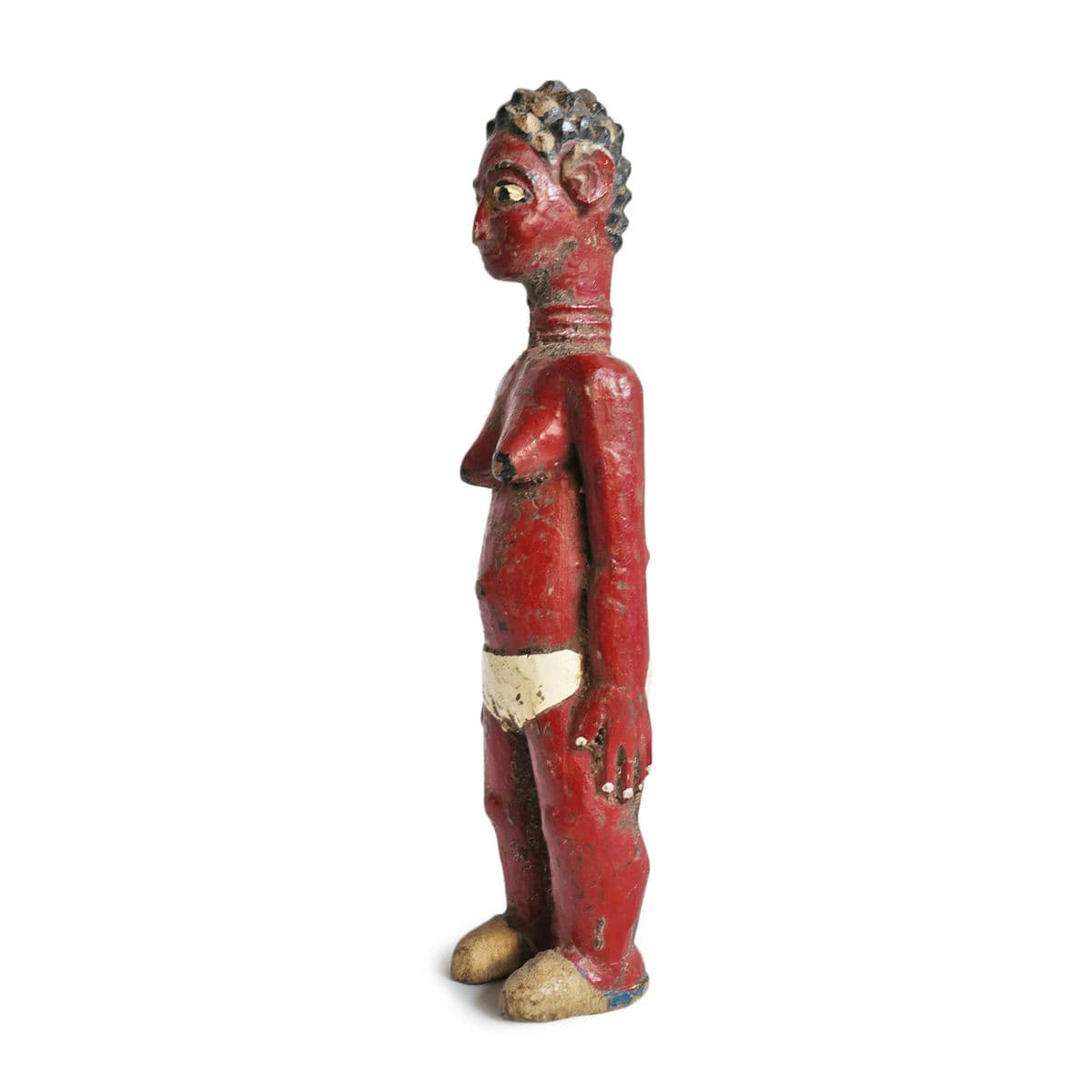 Antique Ivory Coast Female Figure - Thumbnail 5