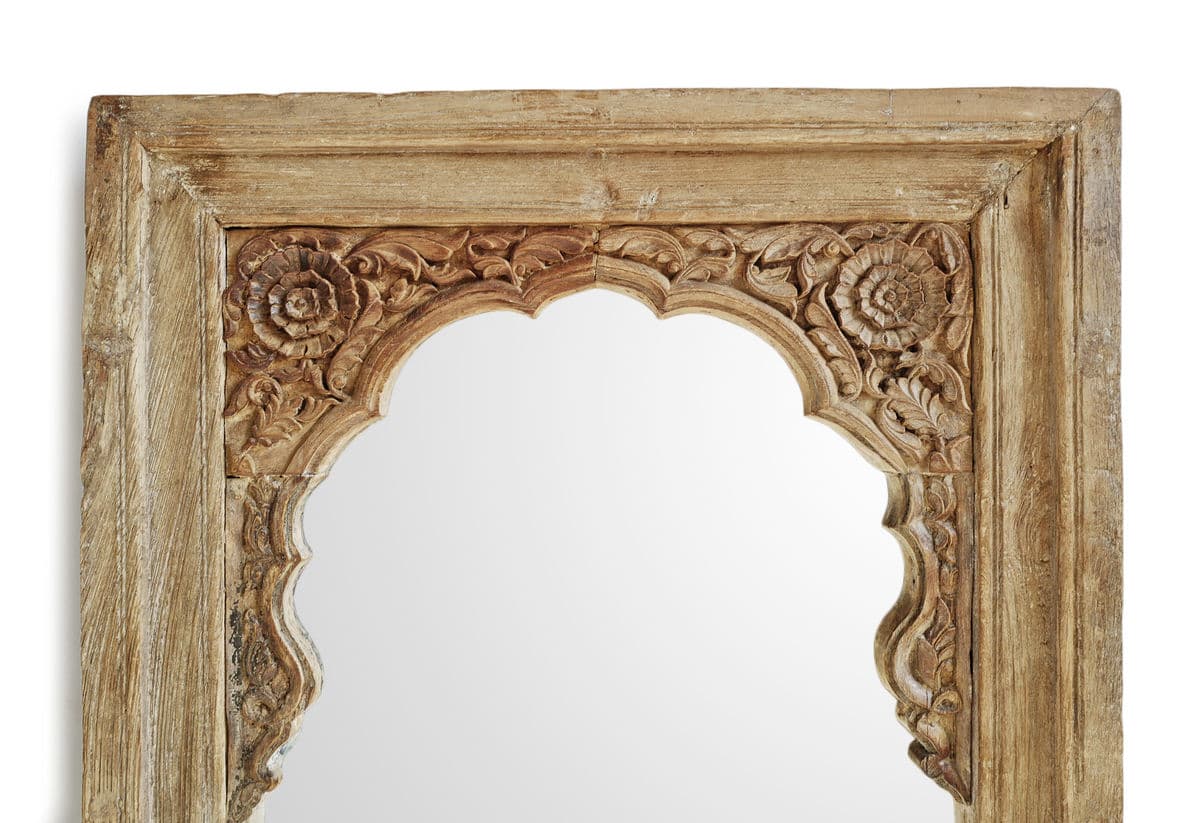 Antique Raja Window Mirror - Thumbnail 5