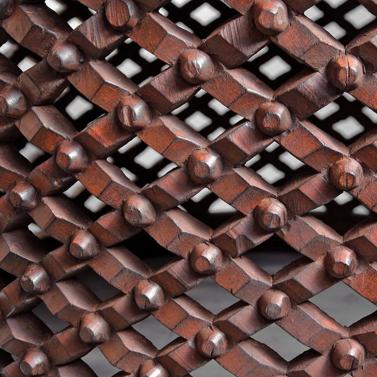 X-Large Vintage Bamileke Stool Table - Thumbnail 5