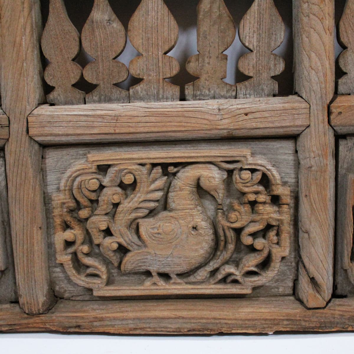 Antique Architectural Indian Window Facade Mirror - Thumbnail 5